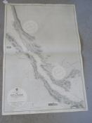 Navigational chart; engraved by J & C Walker, Small Corrections published 1916,