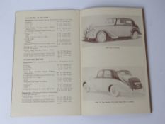 A Brief Guide to Rolls Royce and Bentley cars 1965 - 1975, 3rd Edition 1965.