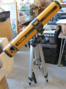 A Konusmotor-114 Electronic telescope with stand.