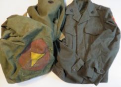 A US Marine Corp Londonderry tunic, with