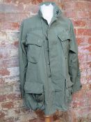 A US Army olive green tropical jacket, s
