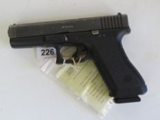 A deactivated Glock 17 9mm second genera