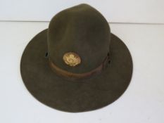 A US Cavalry hat.