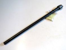 A deactivated WWII German MG34 barrel wi