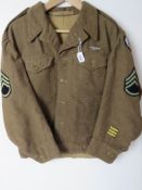 A WWII British Enlisted field jacket, si