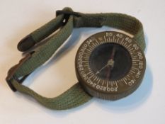 A WWII US Corps of Engineers compass, ma