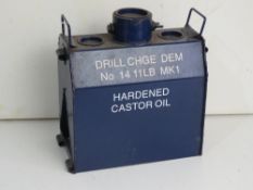 A Drill No.14 11LB Mk1 Demolition Charge.