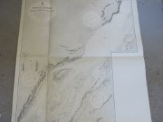 Navigational chart; engraved by Edward Weller, Small Corrections edition published 1924,