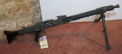 A deactivated MG42/59 7.62mm NATO calibre general purpose machine gun.