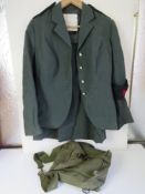 A British Military Womens MP uniform, the tunic is size 178/96/73, skirt size 170/92/76.