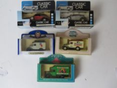 Two Classic Car die cast models in original packaging,