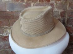 A 100% cotton safari hat.