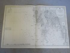 Navigational chart; engraved by J & C Walker, new edition published 9th Jan 1917,