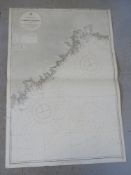 Navigational chart; engraved by J & C Walker, Small Corrections published 1919,