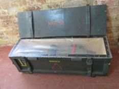 An inert Soviet 9M14 Malyutka missile in transit case.