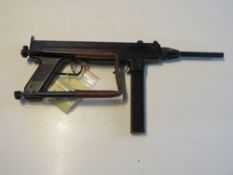 A deactivated Madsen M50 sub machine gun.