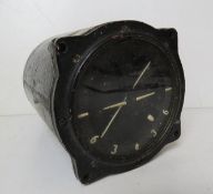 An aviation instrument panel dial, having broad arrow upon.