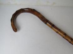 A vintage walking stick.