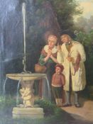 Dutch school, oil on canvas; Gentleman i