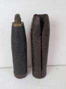An inert E.O.D Demo 4 inch Naval Shell,
