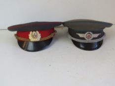 A Soviet Officers cap, size 55, peak a/f