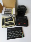 A Sega Mega Drive 2 games console, a Nin