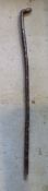 A country made walking cane
