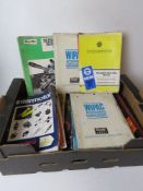 A quantity of assorted vehicle parts catalogues and automotive magazines.