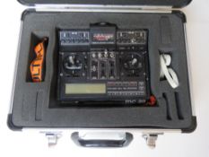 A Graupner MC-20 computer system in fitted flight case.