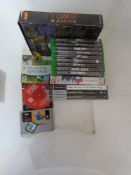 A quantity of video games inc Super Nintendo, Nintendo DS Super Mario Bros, XBox 1, PS2, etc.