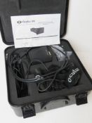 An Oculus VR Rift Development Kit Version 1.1 in flight case.