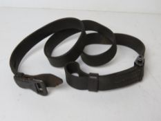 A WWII German K98 leather sling with tab