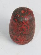 An inert Italian Mod.35 Red Devil traini