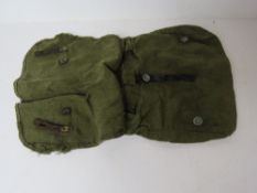 A WWII German bread bag with buttons, co