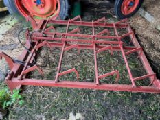 Browns Flat Eight bale handler with Euro fittings and quick-link hydraulic hoses (M&F)