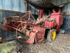Massey Harris 726 Combine Harvester C1965 Registration EYA 918C Chassis No F10387C Having 8ft