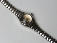 A ladies stainless steel Fossil wrist watch numbered ES-9012 119909