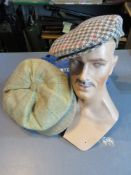 A Scottish made flat cap size 6 7/8 toge