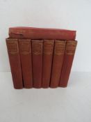 A set of six cloth bound Classic books printed and bound by Greycaine,