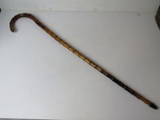 A vintage walking stick.