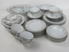 A quantity of Noritake tea and dinner wares. Fading noted.