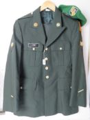A US Green Army jacket by De Rossi & Son, size 40R,