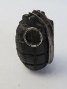 An inert British No.5 Mills Grenade with a modern made base plate which has been dated 1916.