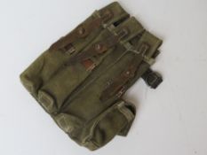 A WWII German MP38/40 magazine pouch.