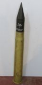 An inert 76mm PPT M339 T ATTRAP shell, case dated 1953, approx. 84cm in length.