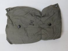 A WWII German Gas Cape Bag, bears markings 'GEC 85 44 10'.