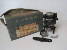 An Astro compass MkII in original box.