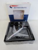 A die cast scale model Boeing 747-200 in