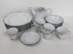 A quantity of assorted Noritake dinner and tea wares in Legendary pattern.