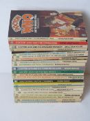 A collection of Dr Who paperback book novelisations.